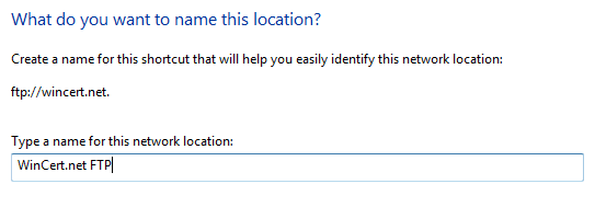 How to map FTP site in Windows 7